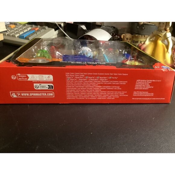 Bakugan Battle Pack: Trox Dragonoid Butterclaw Flame & King Figures - Picture 3 of 3